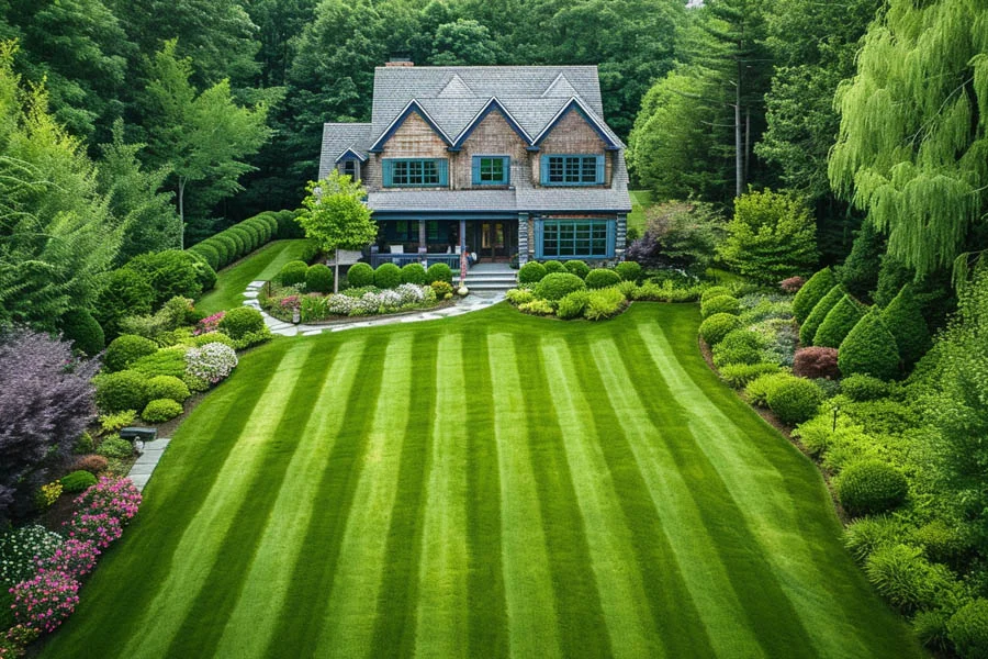 battery charged lawn mowers