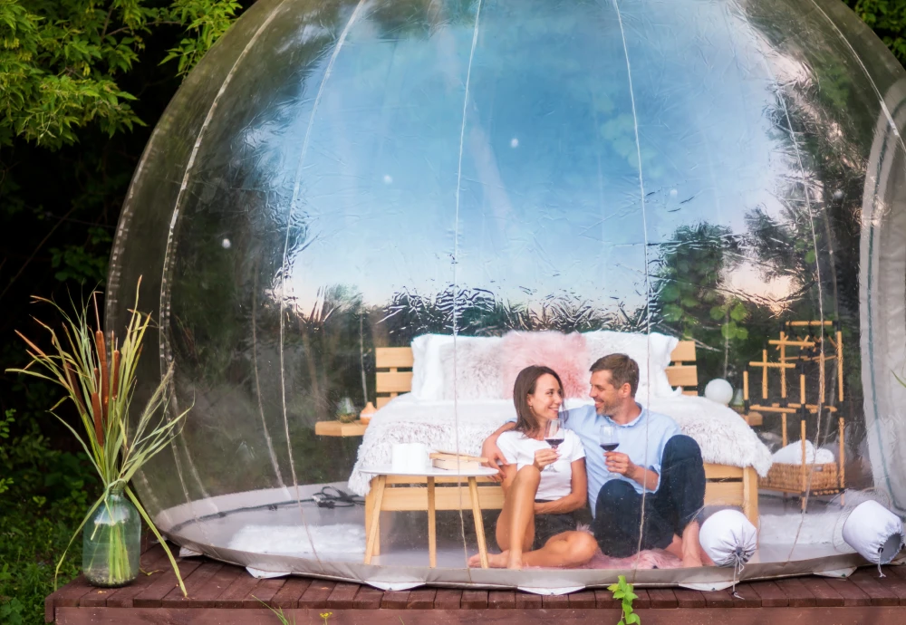 clear bubble tents